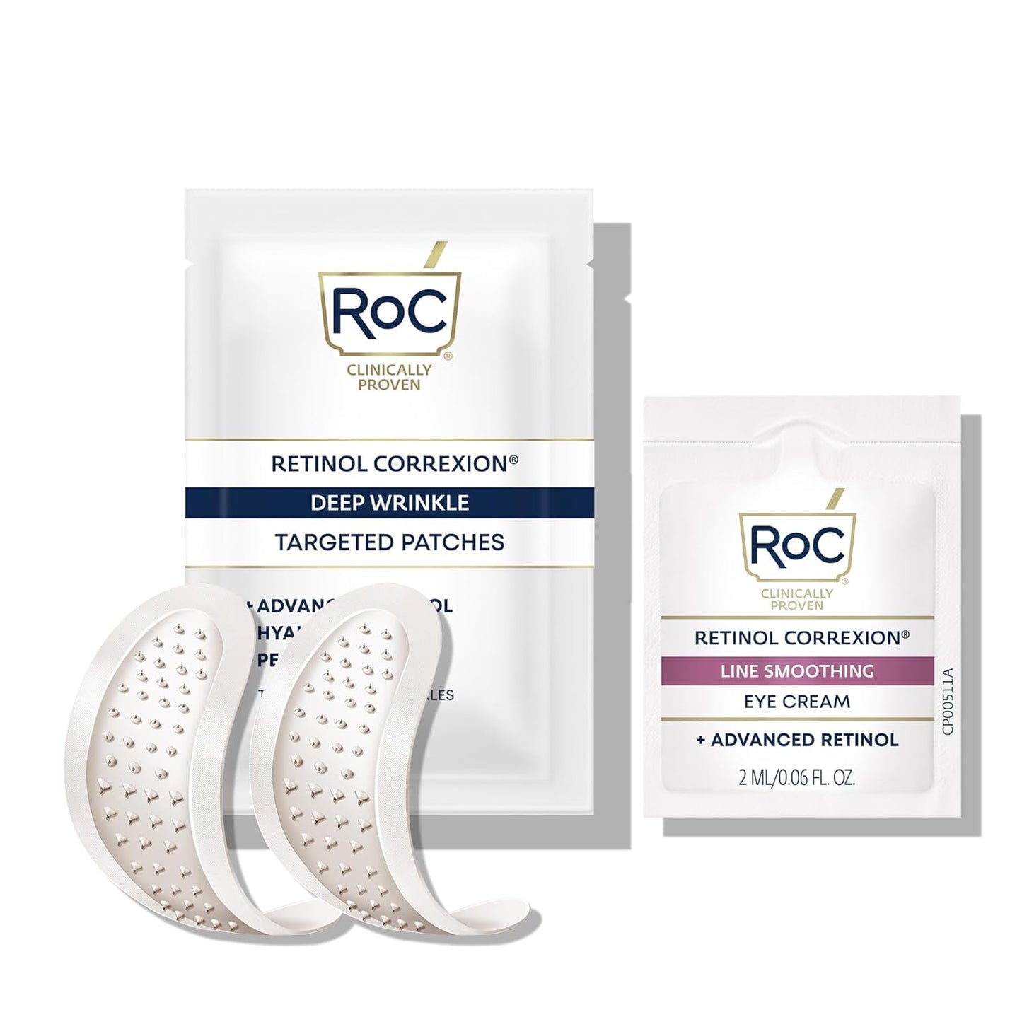 RoC Retinol Correxion Deep Wrinkle Retinol Face Serum con ácido ascórbico, tratamiento diario antienvejecimiento para líneas finas, manchas oscuras, cicatrices de acné, 1 onza (el embalaje puede