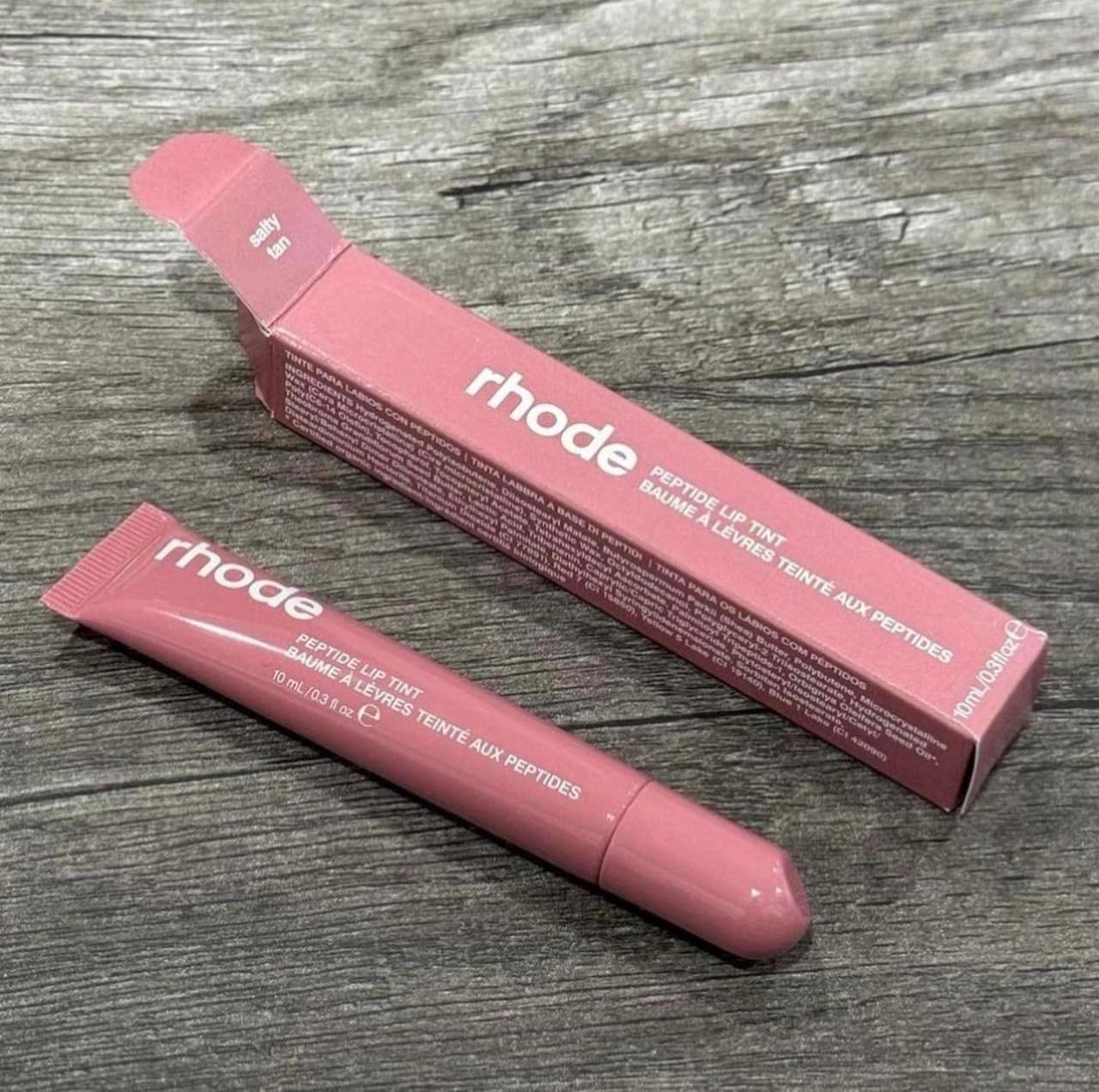Rhode Peptide Lip Tint, Sheer Color and Hydrating Finish, 3 fl oz, 10ml (Ribbon)