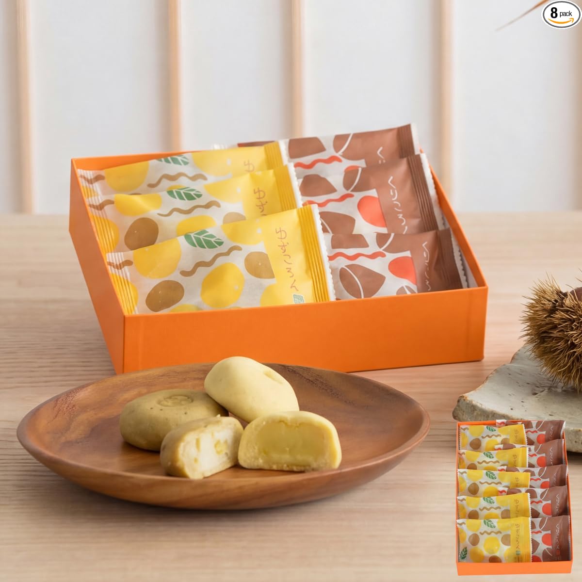 Year-end Gift, New Year's Gift, Gift, Roasted Chestnut Kinton, Kurikoron, 10 Pieces, Chestnuts, Sweets, Chestnut Confectionery, Premium, Japanese Confectionery, Present, Gifu, Souvenir, Hand-carried