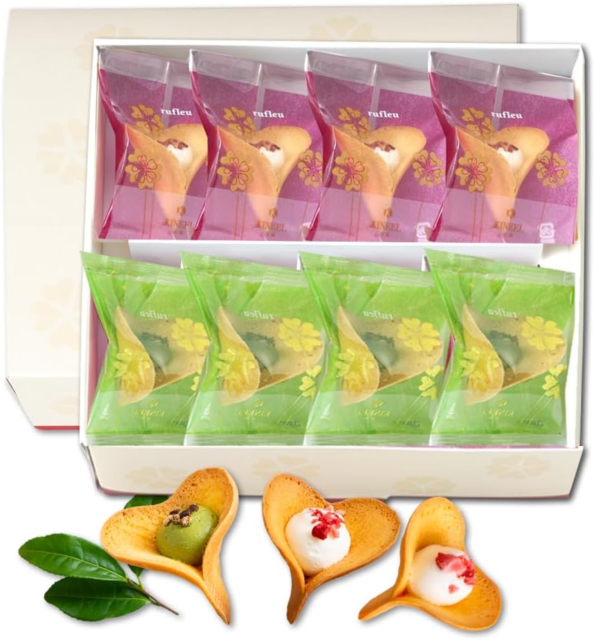 KINEEL Lufu (Vanilla, Berry Berry) 16 Pieces / Halloween Year-end Gift Confectionery Western Sweets Langue de Chat Gift Celebration Return Gift Hand-carried Gift Assortment Individual Packaging
