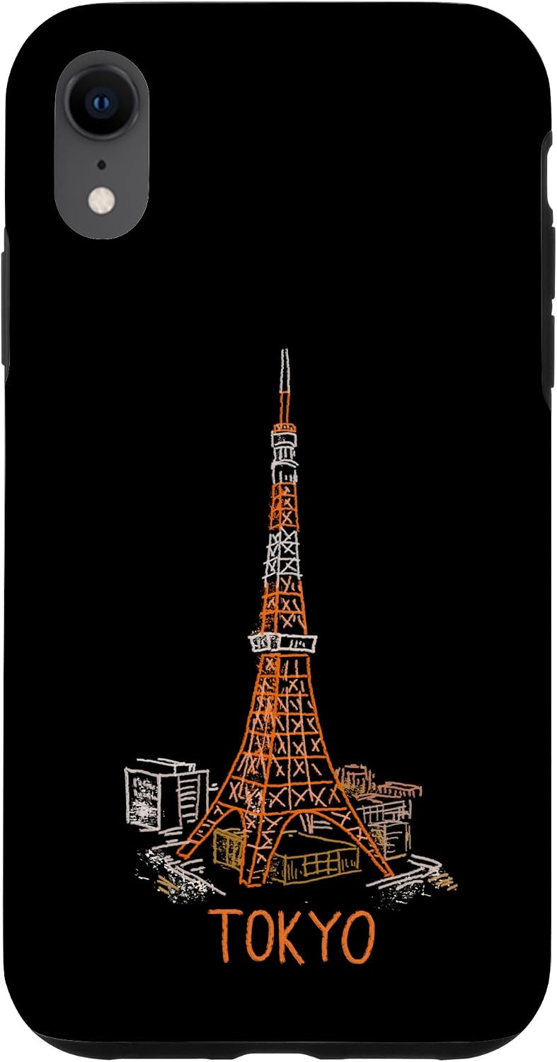 Tokyo Tower Japan Travel Souvenir City Landmark Gift Smartphone Case for iPhone 15 Plus