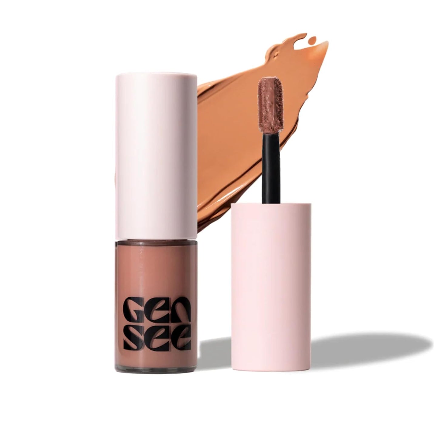 GEN SEE Mixed Media Matte Liquid Eyeshadow, Linen – Weightless Long Lasting Matte Eye Color, High Pigment Multi-Use Makeup for Eyes Cheeks Lips, Vegan Cruelty-Free, Made in Italy