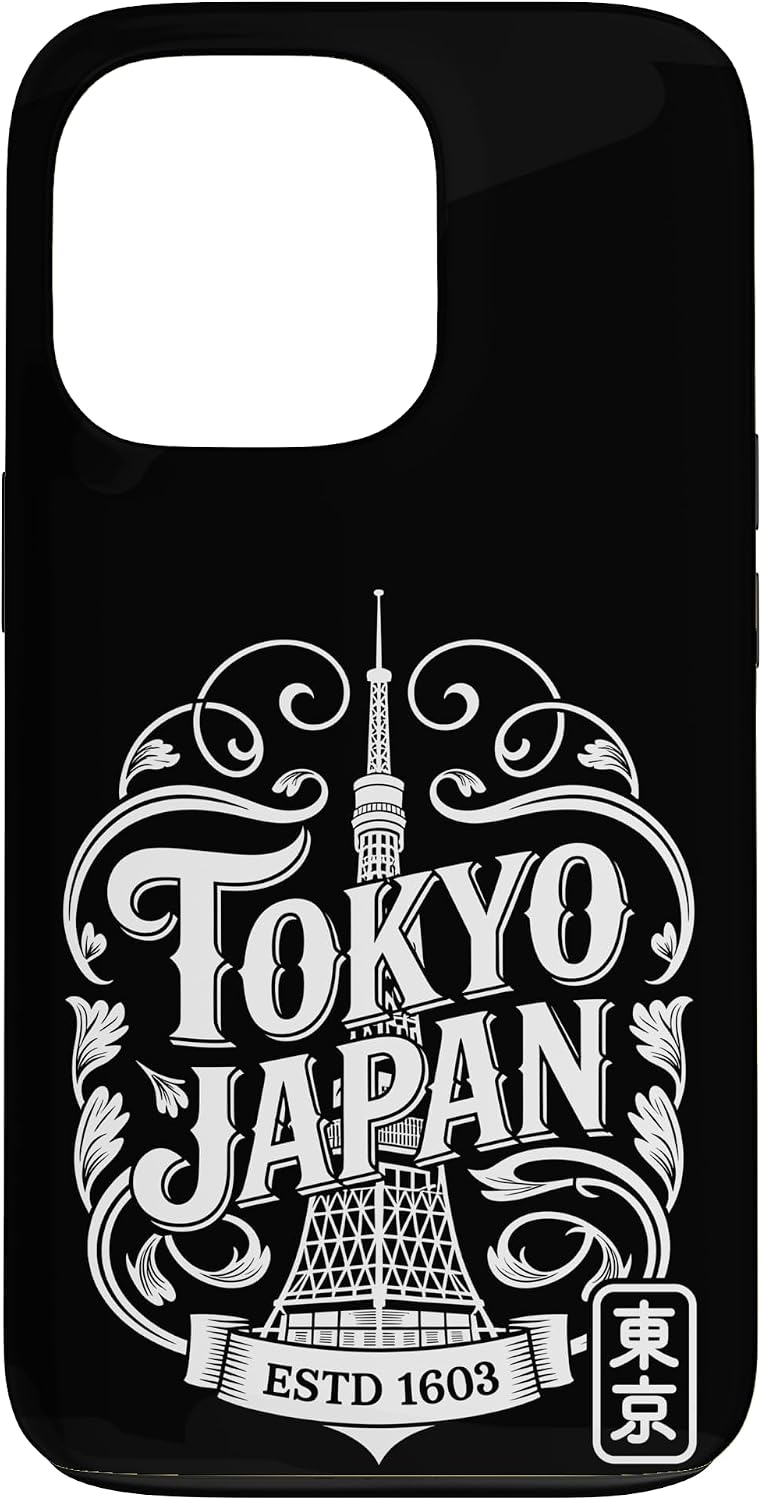 東京タワージャパン ヴィンテージ 旅行 アニメ 漢字 お土産 スマホケース iPhone 17 用