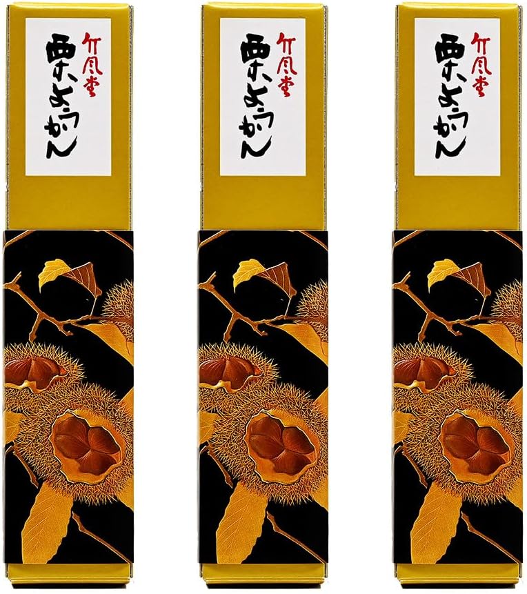 Takegudo Chestnut Yo-kan, 6.3 oz (180 g), Kobusu's no Chestnut Yokan (Yokan) (2 Bottles)