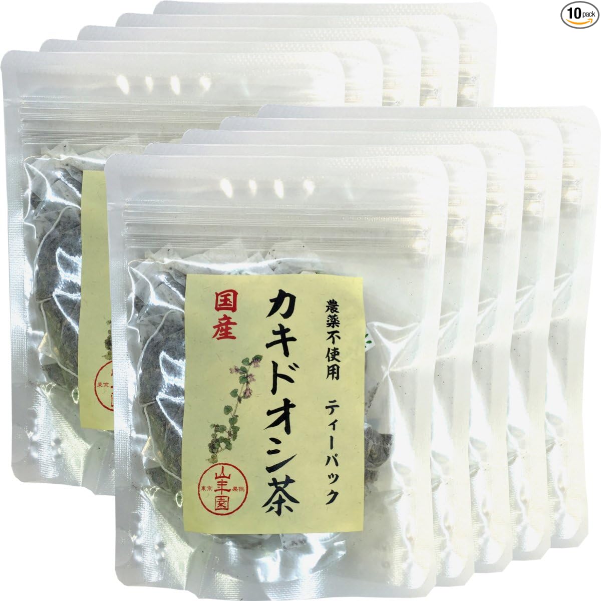 [100% Made in Japan] Kakido Oshi Tea Tea Pack, 0.06 oz (1.5 g) x 20 Packs, Made in Miyazaki Prefecture, Pesticide-free, Caffeinated Sugamo Tea House Yamanenen