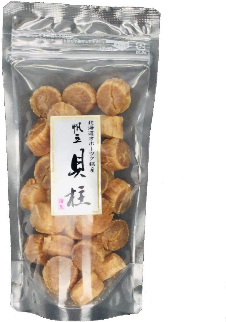 Hokkaido Kaido Scallops, Scallops, Dried Scallops, SA Size 1 (Grade 1), 3.5 oz (100 g)