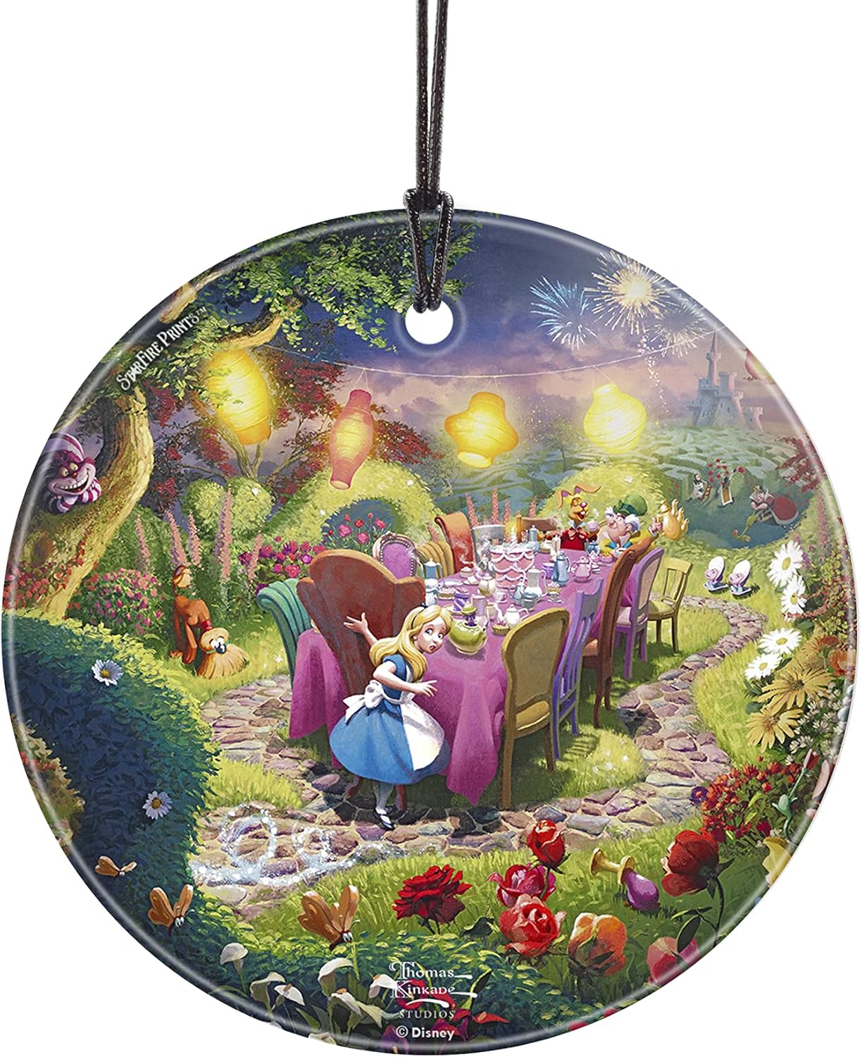 Disney - 101 Dálmatas – 3.5 pulgadas Starfire Prints colgante accesorio de impresión de vidrio – Ideal para regalar y coleccionar | Hanging glass print | Bedroom or office display | Disney fan gift