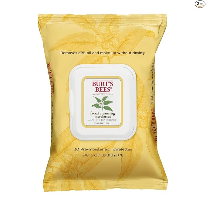 Burt's Bees - Toallero de limpieza facial