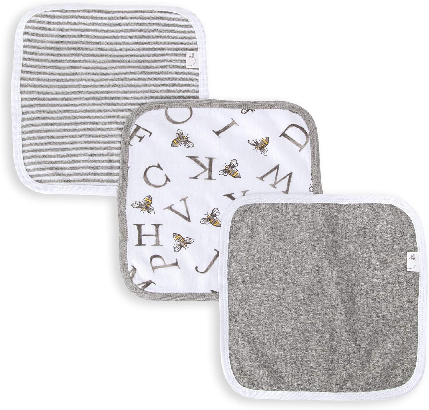 Toallitas de baño para bebés Burt's Bees Baby, 100% algodón orgánico, tejido de rizo suave y súper absorbente y tela de rizo tejida | Los paños de baño suaves y suaves de rizo 100 % algodón orgánico son los esenciales perfectos para el baño