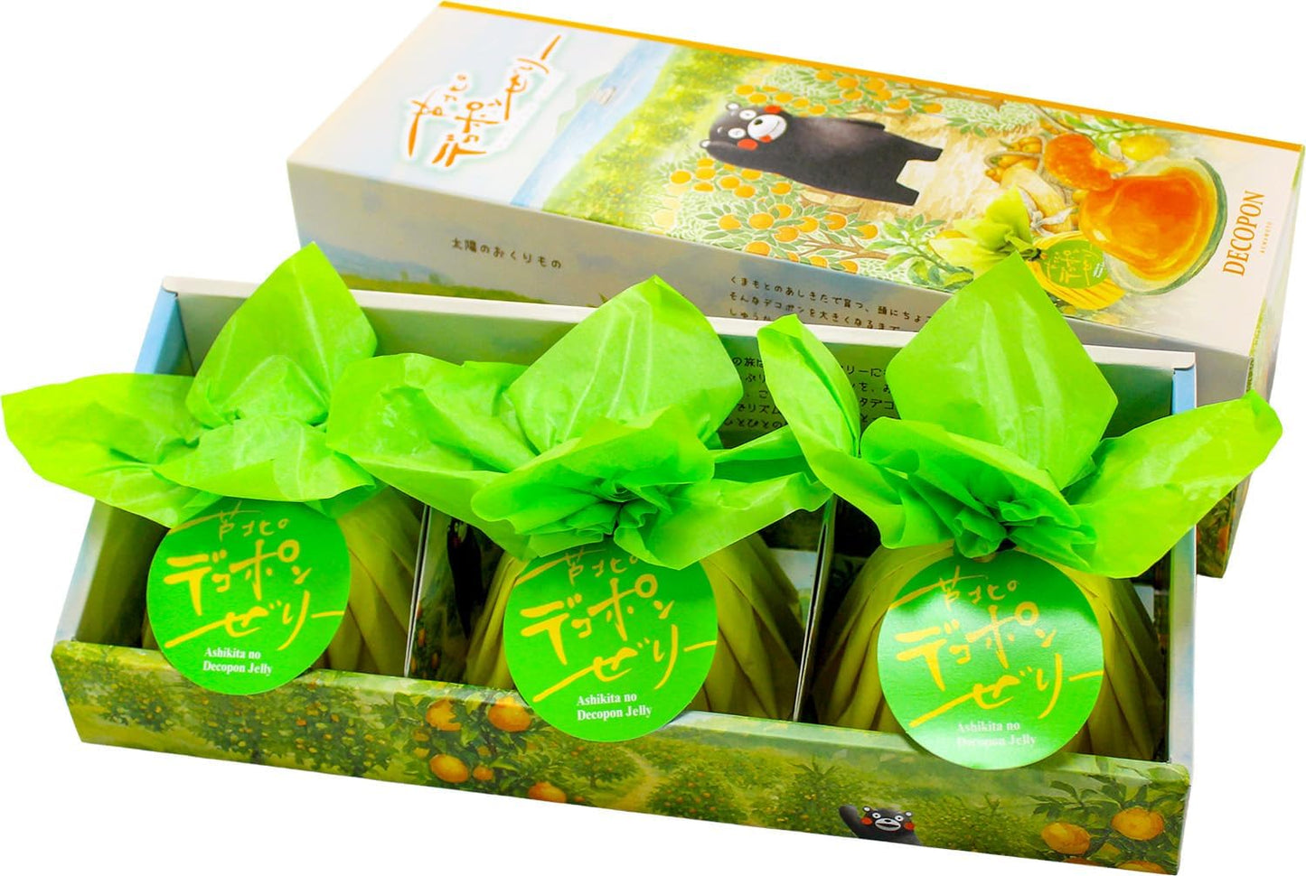 Kumamoto Kabo Dekopon Jelly Produced in Ashikita, Kumamoto Prefecture, 9 Pieces (Gift Boxed), Assorted Jelly Gift