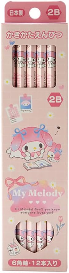 Sanrio 566179 Sanrio Pencil Pack 2B Cinnamoroll Cinnamon 0.31 x 0.31 x 6.93 inches Kids Learning Stationery Character
