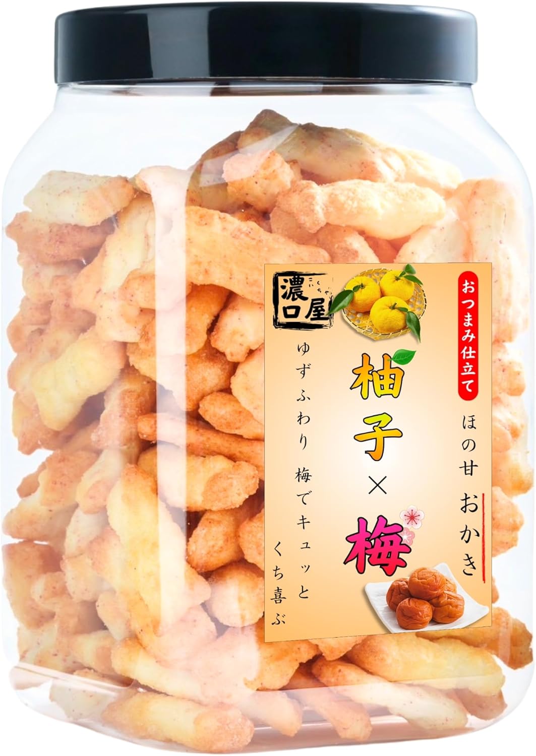 Noguchiya Snacks, Salted Bonitobushi 10.6 oz (300 g), Rice Candy Bottle