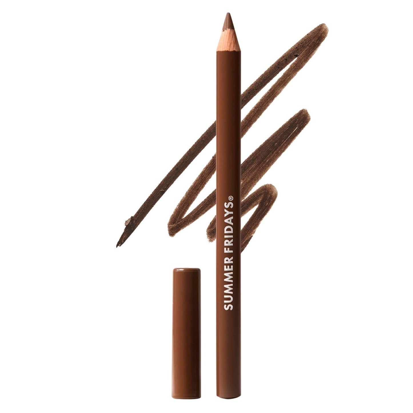 Summer Fridays SoftLine Lápiz delineador de labios, cremoso, de larga duración, mate, para definición esculpida, maquillaje infundido para cuidado de la piel con esferas de relleno hialurónico +