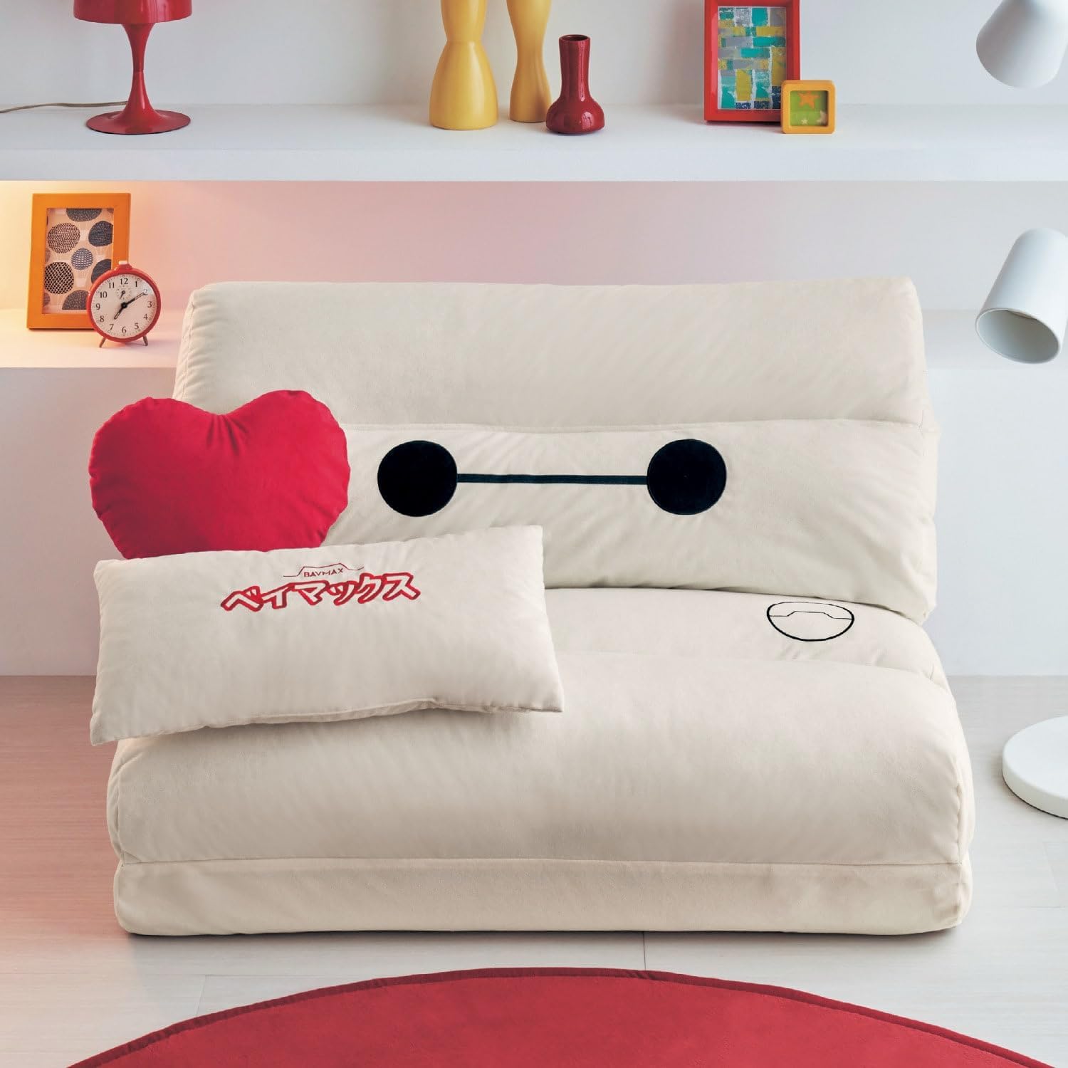 BELLE MAISON Disney Sofa Bed 4-Way Motif-Shaped Cushion with Blanket, Toy Story Sofa Bed