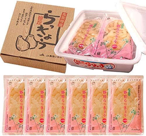 風味絶佳.山陰 Sand Dune Rakkyo Pickles, Produced in Fukube Town, Tottori Prefecture, 4.6 oz (130 g) x 3 Types Set, Additive-Free, Made in Japan