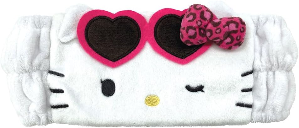 T's Factory T'S FACTORY Headband Sanrio Face Headband Hello Kitty/Monochrome
