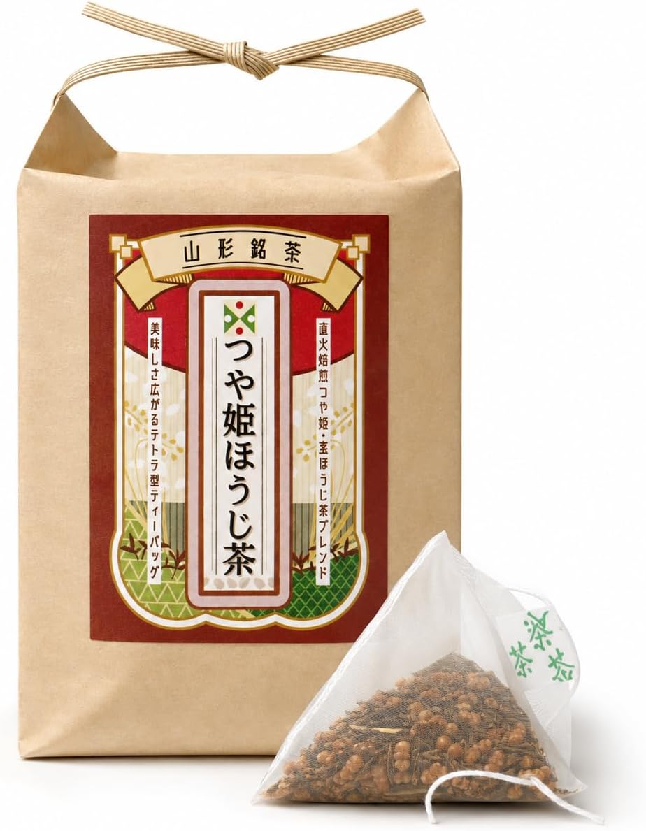 Kuwanaen Honten Chakura Brown Rice Tea Bags, 0.1 oz (3 g) x 10 Bags, Made in Yamagata Prefecture, Made in Japan, Made in Cold Brew and Hot Water