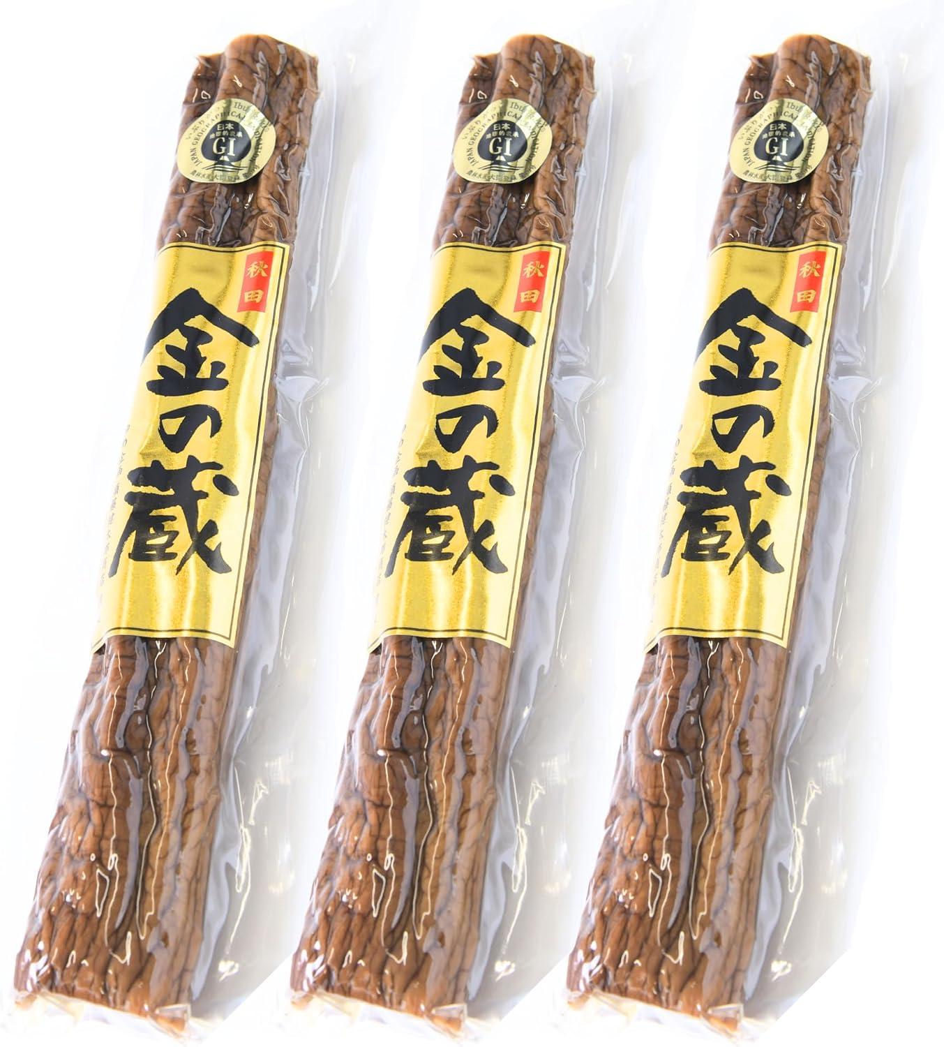 Kanekura Ibuiri Gakko Large Size 10.6 oz (300 g) x 3 Set, Akita, Smoked Takadan, Single Pickled, Additive-free, Pickled Sake Snacks with Cheese, Gift, Souvenir, L300, 31.4 oz (900 g) (3 Bags)