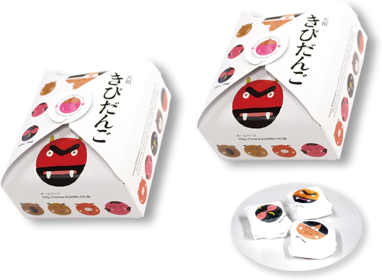 Koeido Kibidango (Original, Matcha, Kinako, White Peach), Pack of 10 (Individual Packaging), Souvenirs, Souvenirs, Local Halal (2 Boxes)
