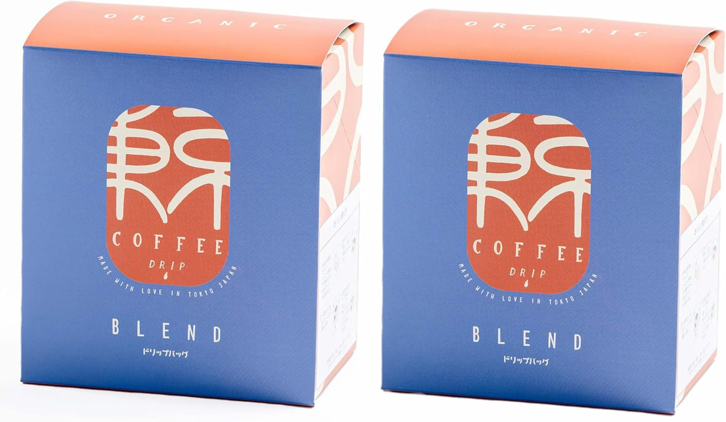Tokyo Coffee Original Organic Drip Coffee, Regular Coffee, Drip Pack, 5 Bags, Petite Gift