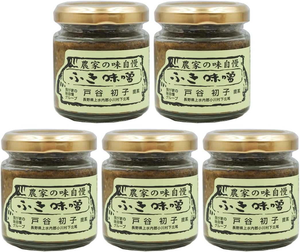 Ogawanosho Boasting Farmer's Flavor Fuki-Miso, 3.2 oz (90 g), Fukutoto (Fukushi), Butterflakes, Side Dishes, Rice Accompaniment (4 Bottles)