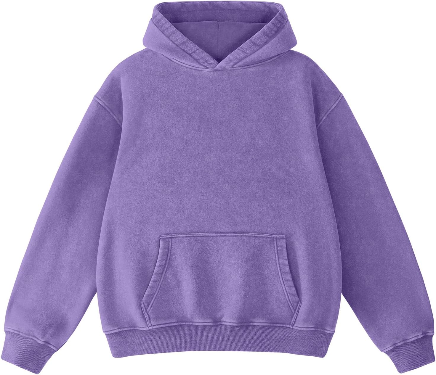 Dnzzs Sudadera con lavado ácido para mujer, sudadera con capucha de manga larga, sudaderas con capucha de gran tamaño de moda para mujer, sudaderas vintage y sudaderas pesadas