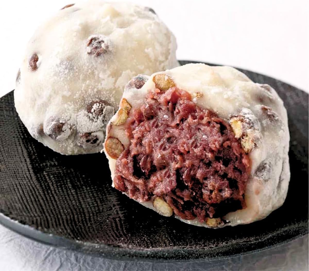 As seen on TV. Kamejirushi Official Goororori Bean Daifuku, Low Sweetness, Low Profile Beans, 6 Pieces, Frozen, Daifuku Satisfaction, Chewy Texture, Hokkaido Red Endo Beans, Individually Packaged, Gift, Present