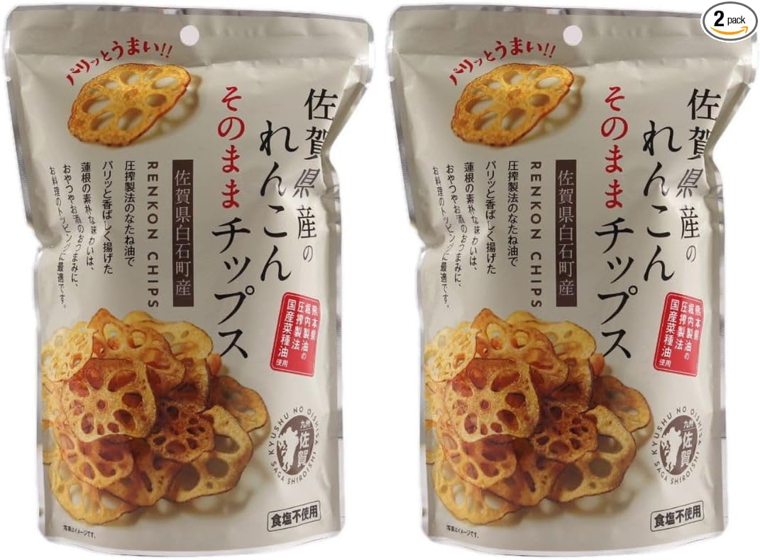Saga Frozen Foods, Saga Prefecture, Straight Chips, 1.1 oz (30 g), Made in Japan, Uses Saga Prefecture, Snacks, Vegetables, Snacks, Treats, Toppings