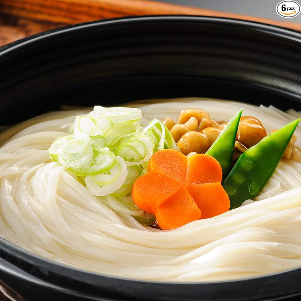 Akita Inaniwa Udon Ogawa, Inaniwa Udon Sample Set, 3.5 oz (100 g) x 2 bundles, Additive-Free Sauce