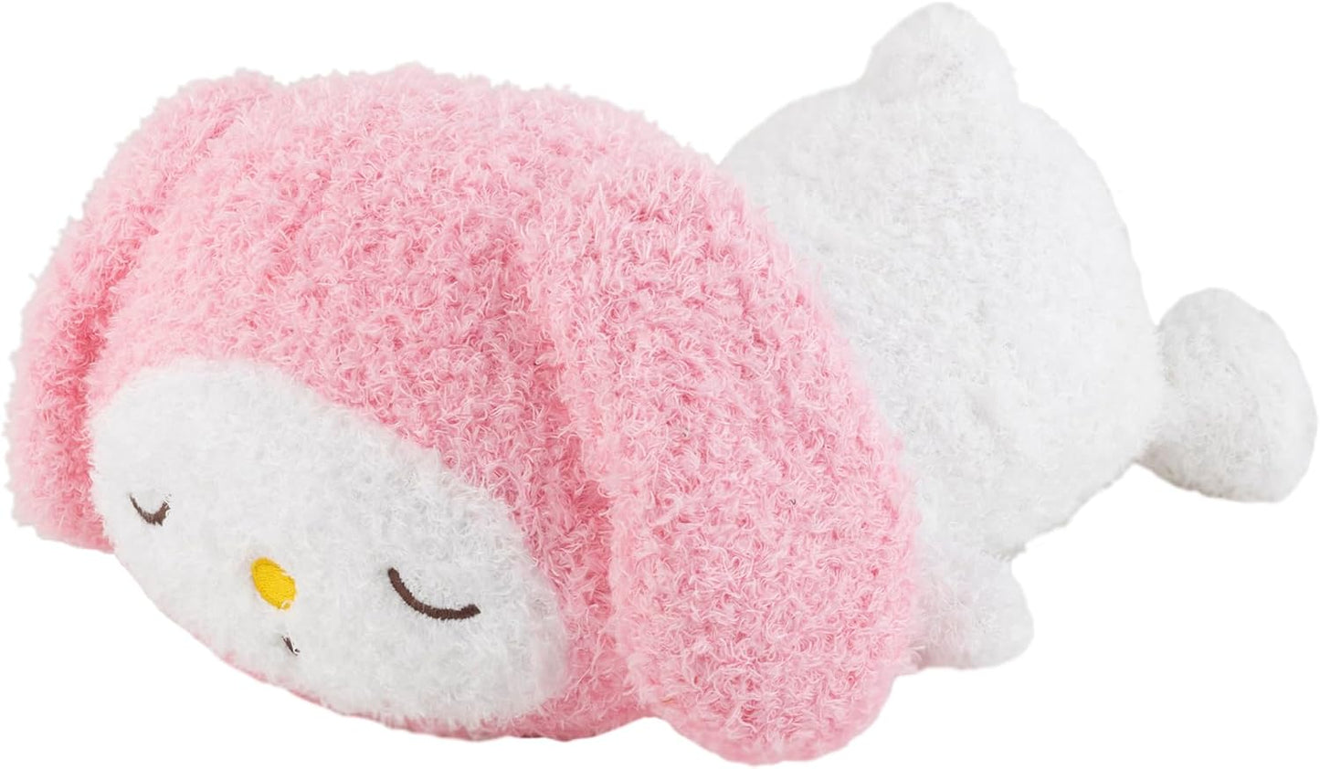 MORIPiLO Sanrio Hello Kitty Body Pillow, Soft Material, Marshmallow Texture, Plush Pillow, Large Cushion, Cute, Large Size, Easy Sleeping Pillow, Approx. 17.7 inches (45 cm) (Hello Kitty Pink)