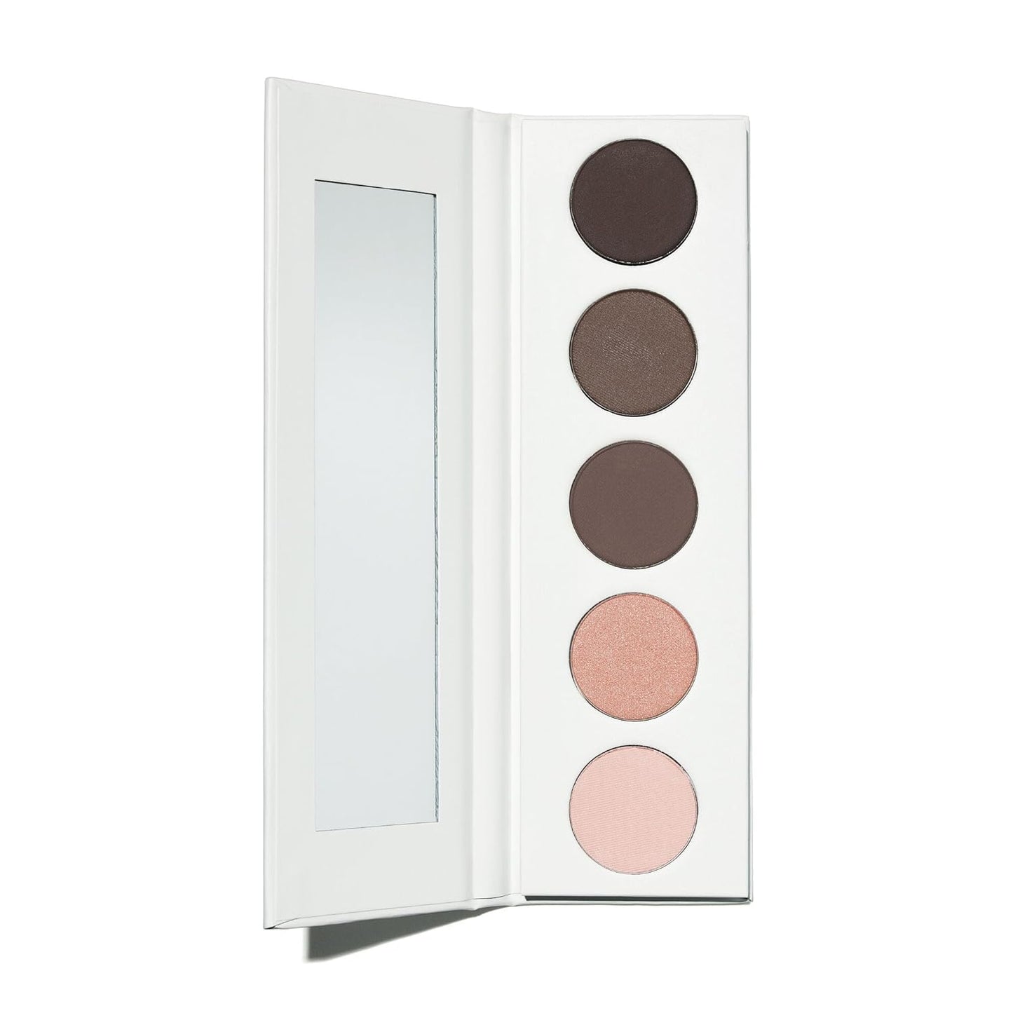 Well People Power Palette - Sombra de ojos, cinco tonos de larga duración, hiperpigmentados mate y brillantes para un color intenso, vegano y libre de crueldad, gris pardo