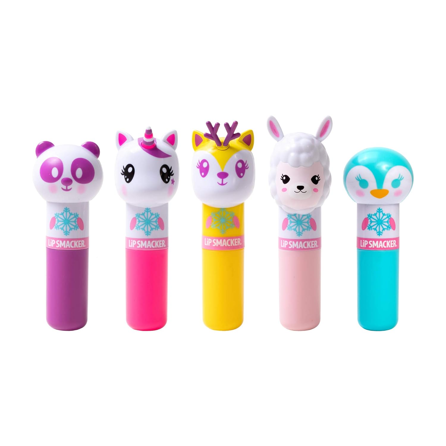 Lip Smacker Lippy Pals Unicorn, Bálsamo labial con sabor hidratante y suavizante de brillo suave, sabores deliciosos hidratantes y protectores, libre de crueldad y vegano - Magia de unicornio