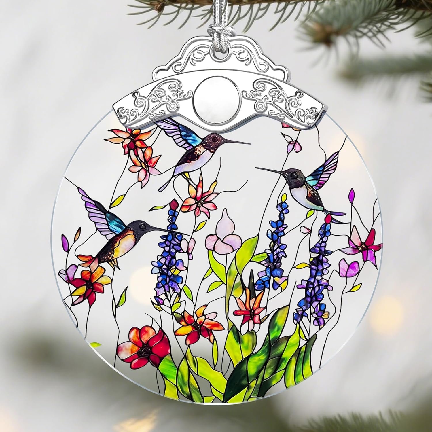 Adornos de Navidad de paisaje de montaña: adornos para árbol de Navidad, decoración navideña para alpinista, relleno de calcetines, ideas de regalo, regalos de Navidad y regalos para amantes de la