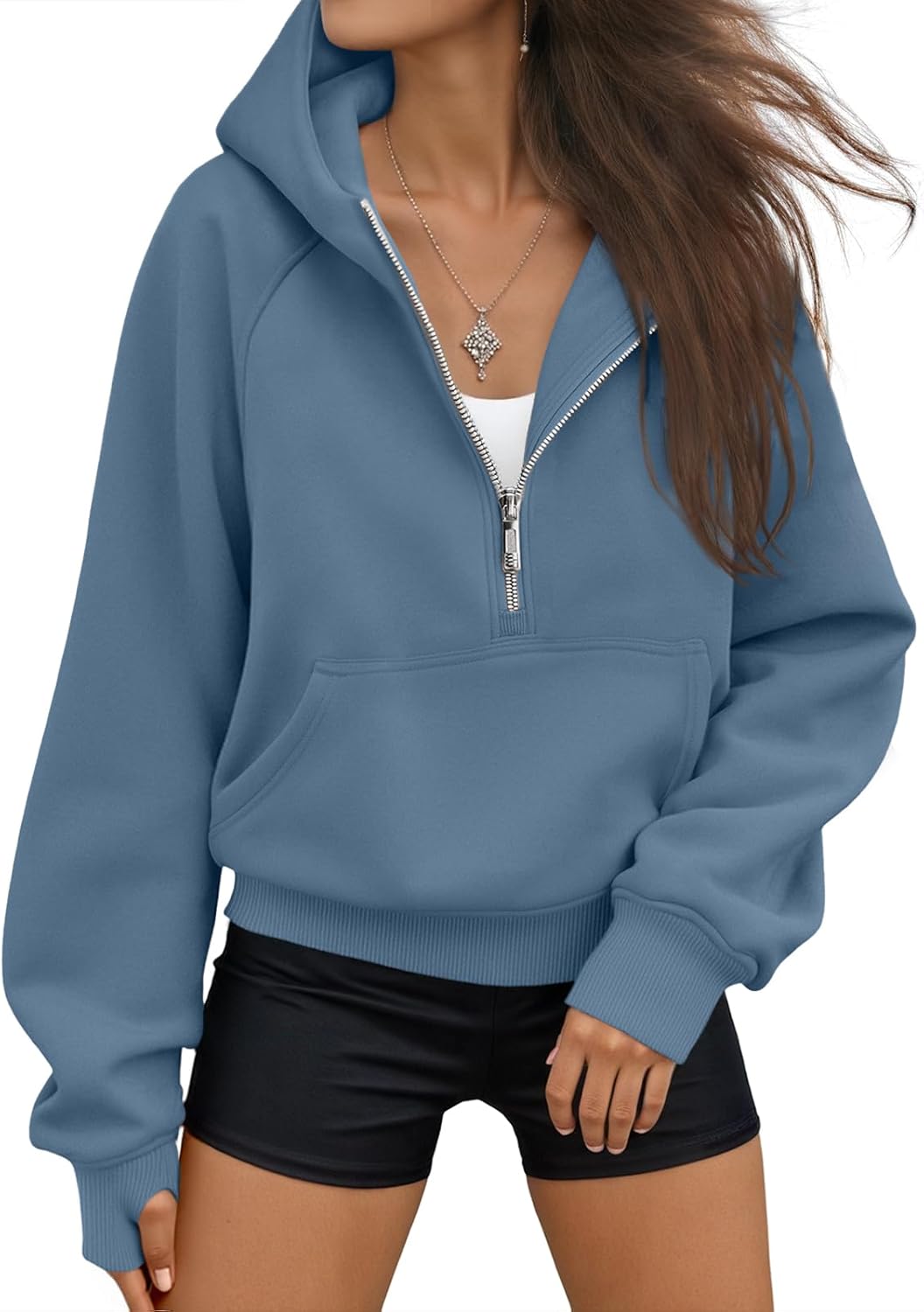 AUTOMET Sudaderas con capucha de mujer, sudaderas de forro polar para otoño, conjuntos de moda, sudaderas para hacer ejercicio, chaquetas con cremallera Y2K de invierno, sudaderas de gran tamaño, ropa