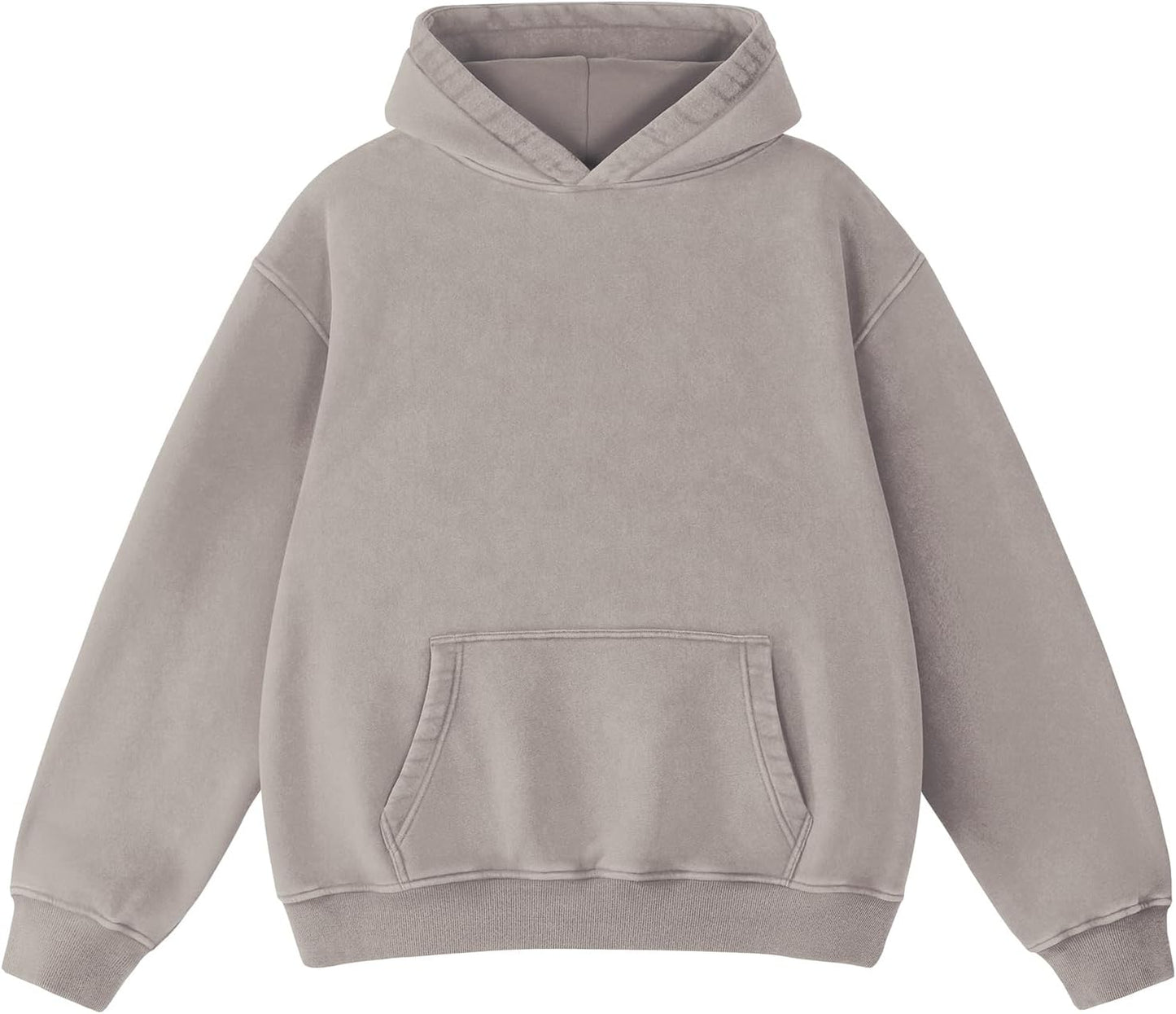 Hatant Sudaderas con capucha de gran tamaño para hombres y parejas, sudaderas con capucha pesadas vintage para hombre, suéteres de lavado ácido, ropa 2026