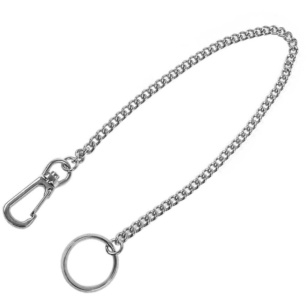 Nissa Chain Key Chain, 11.8 inches (30 cm), No.2, Black Nickel (x 2)