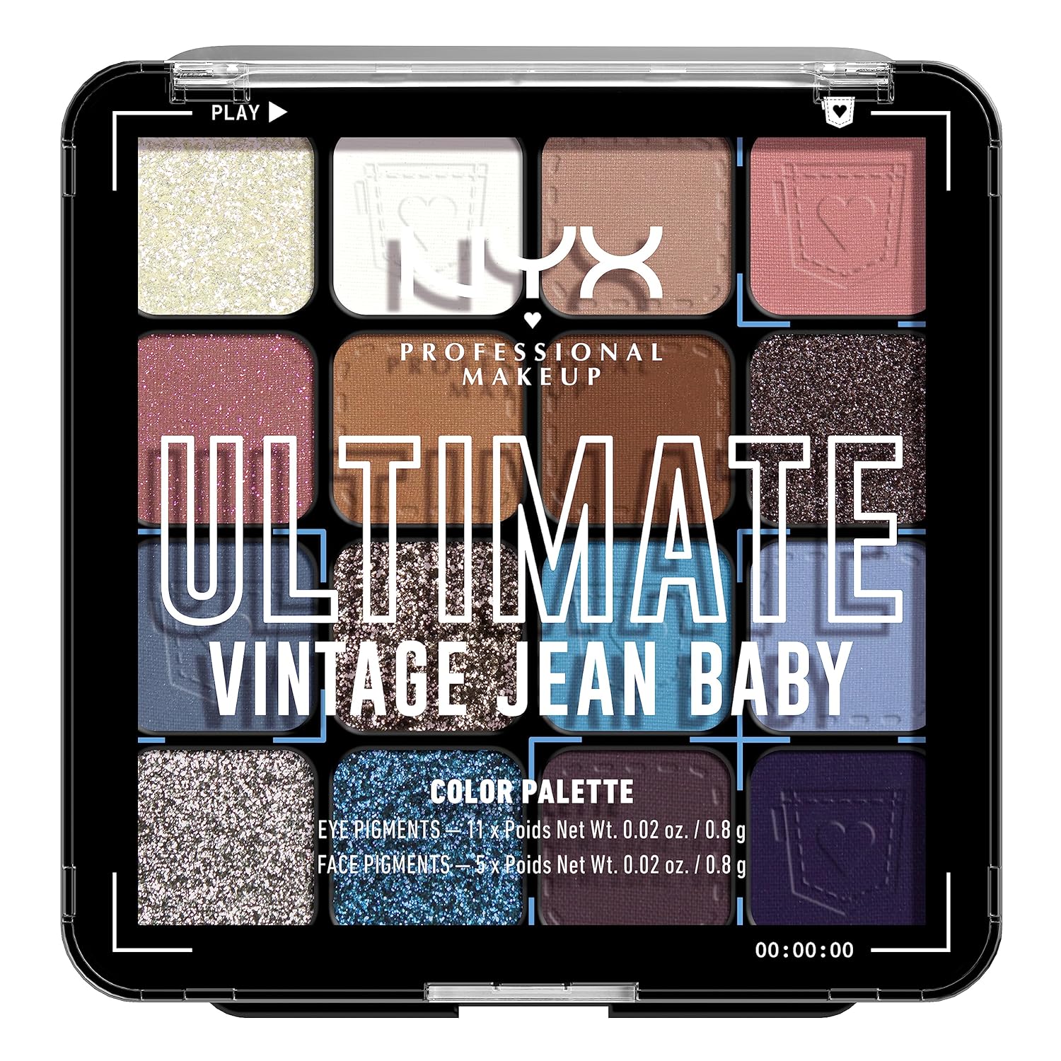 NYX PROFESSIONAL MAKEUP Ultimate Shadow Palette, Eyeshadow Palette - Warm Neutrals