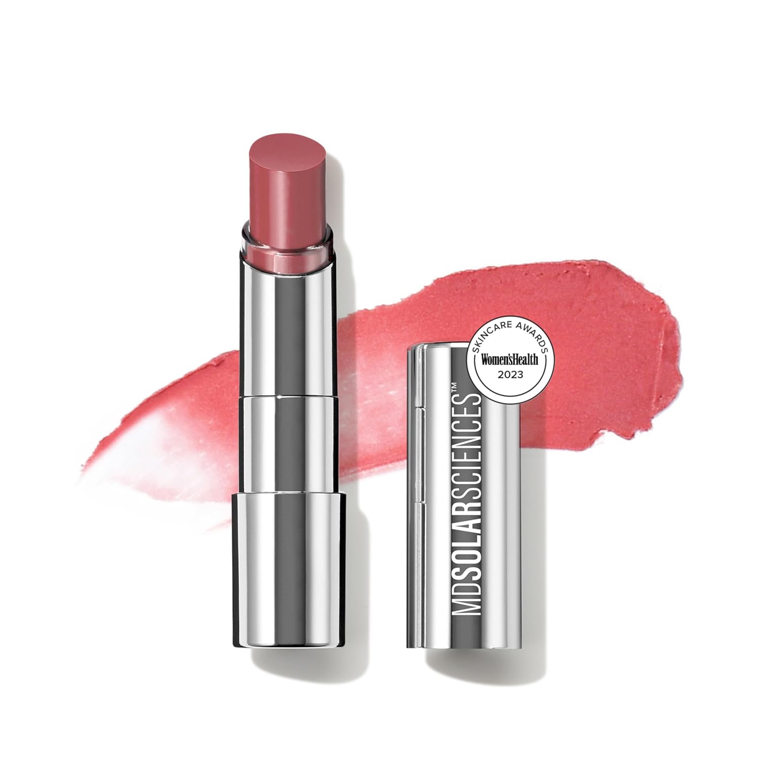 MDSolarSciences Bálsamo labial tintado ligero SPF 30 protector solar hidratante con manteca de karité, aceites de jojoba y aguacate hidratantes, vegano, limpio y libre de crueldad para el cuidado de