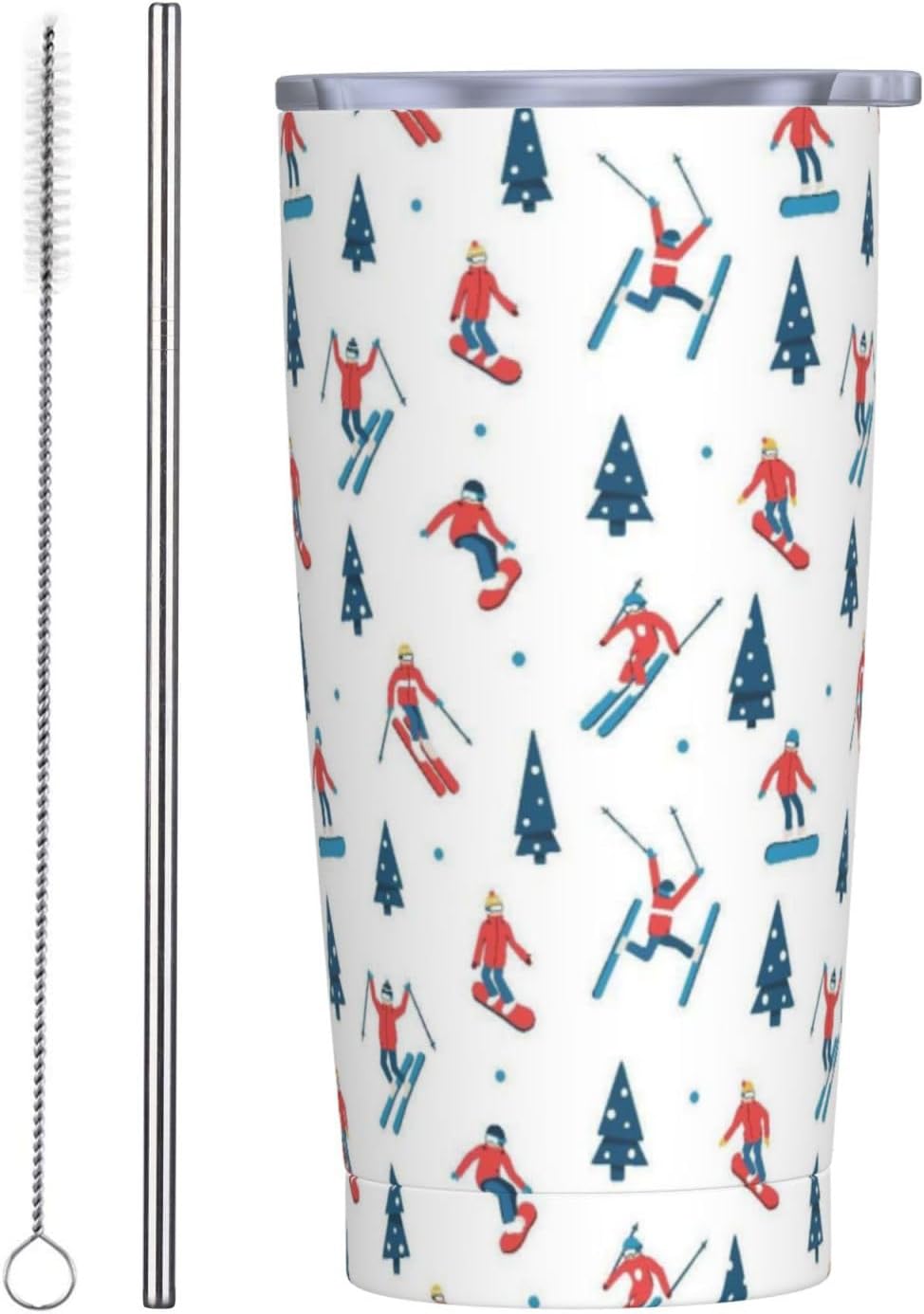Space - Vaso de 20 onzas con tapa y popote para mujeres y hombres, taza aislada de planetas del sistema solar, diseño de estrellas, vaso de acero inoxidable dibujado a mano, vaso de acero