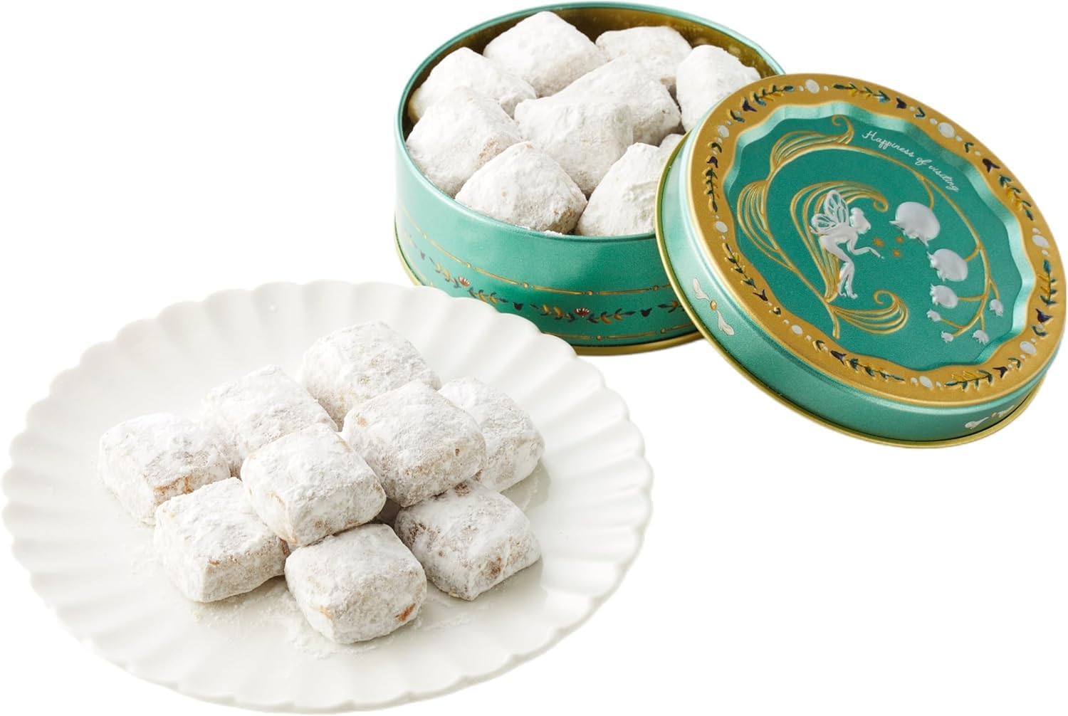 SABLE D’OR Cookie Tin, Western-style Pastry Gift, Cookie Gift, Valentine's Day, White Day (Blue)