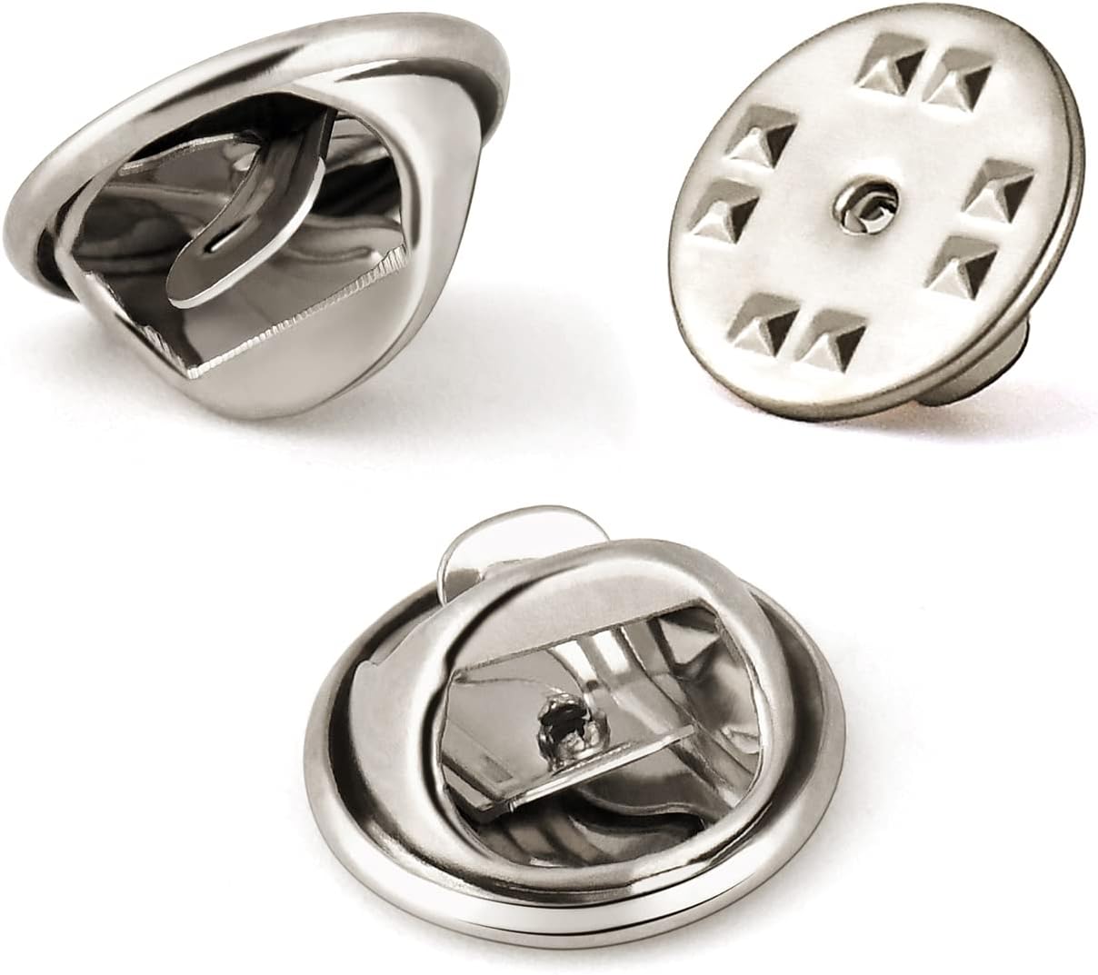 Lapel Pin Backs, Safety Backs for Brooch Tie Hat Badge Insignia
