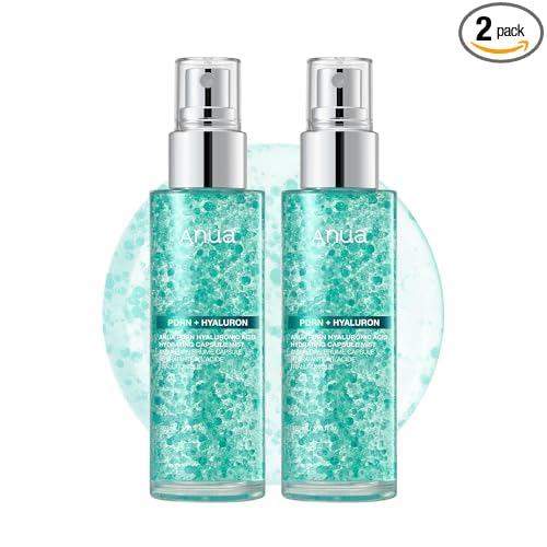 Anua PDRN Collagen Glow Facial Serum Spray, Hydrating Face Mist, Hyaluronic Acid, dewy glass finish, All Skin Types, Instant Plumping Hydration, Firming Care, Korean Skincare, 3.38 fl oz