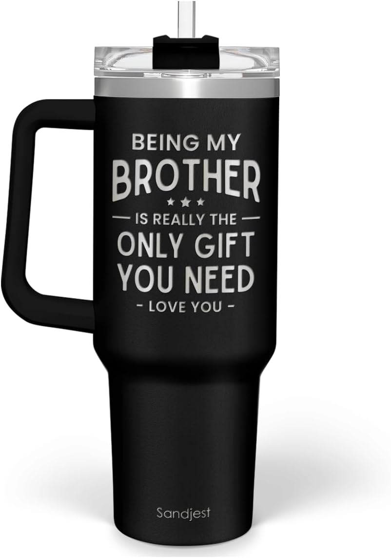 Regalos de enfermera para mujeres, vaso de enfermera con asa, taza de café de acero inoxidable de 40 onzas con tapa con pajilla, regalo de enfermería para enfermeras, regalo de agradecimiento para