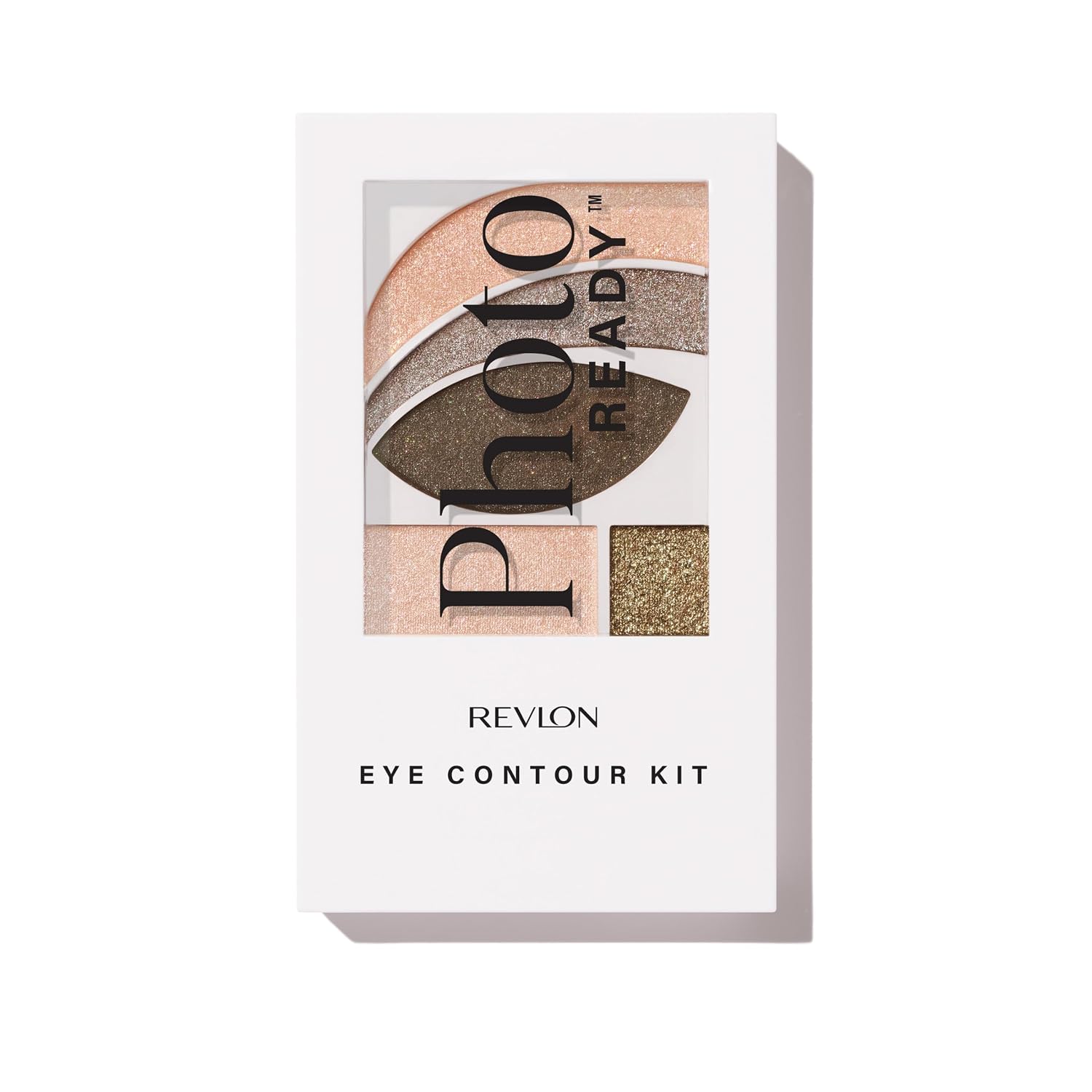 REVLON PhotoReady Eye Contour Kit Blue Eyeshadow Palette, Wet/Dry Shimmer, 5 Shades, Double-Ended Brush, PACKAGING MAY VARY, 525 Avant Garde, 0.1 oz