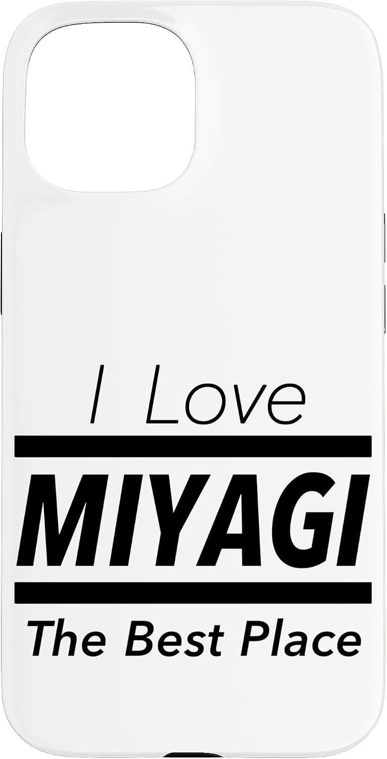 アイラブ・MIYAGI 宮城（I Love）JIMO-T【47都道府県】ジモティ プレゼント お土産 かっこいい 面白い スマホケース iPhone 16 用