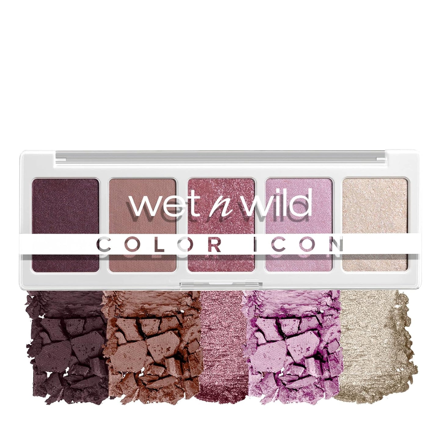 wet n wild Color Icon Eyeshadow Makeup 5 Pan Palette, Matte, Shimmer, Metallic, Long Wearing, Rich Buttery Pigment, Cruelty Free - Walking On Eggshells