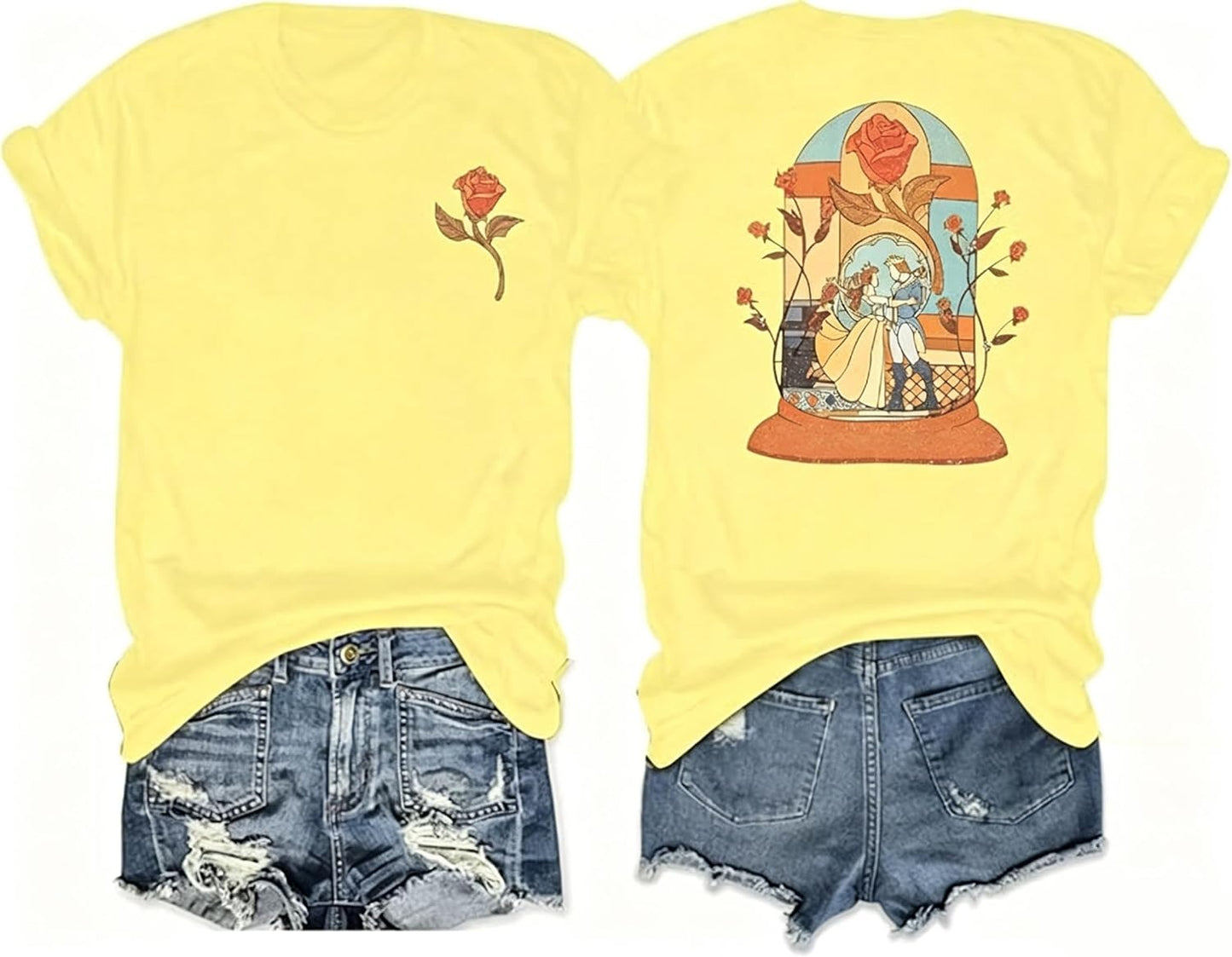 Magic Kingdom - Camisa de manga corta para mujer, diseño de castillo, camiseta familiar a juego para vacaciones, vacaciones