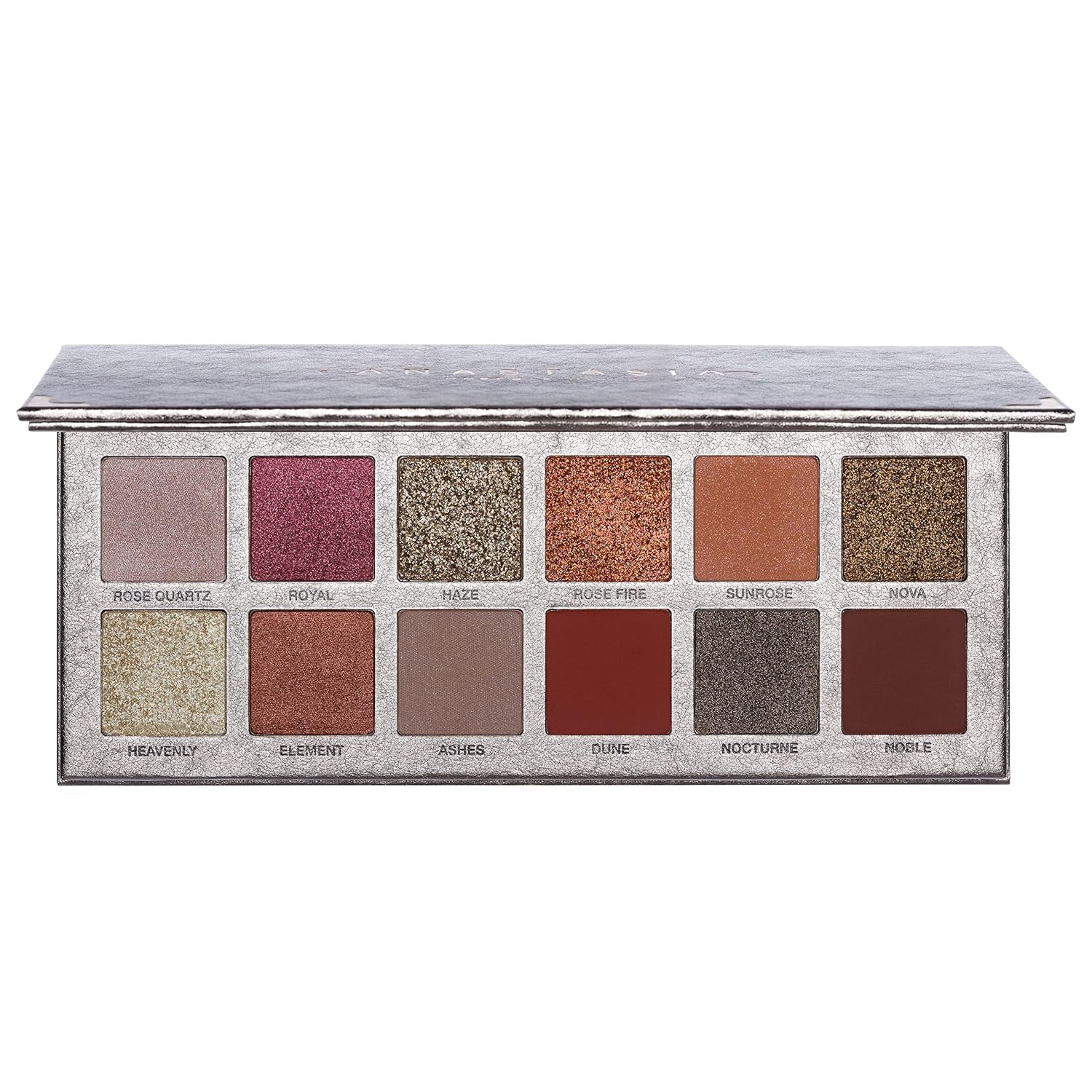 Anastasia Beverly Hills Essential Eyeshadow Palette - Professional 12-Shade Artistry Collection featuring High-Pigment Mattes and Multidimensional Metallics