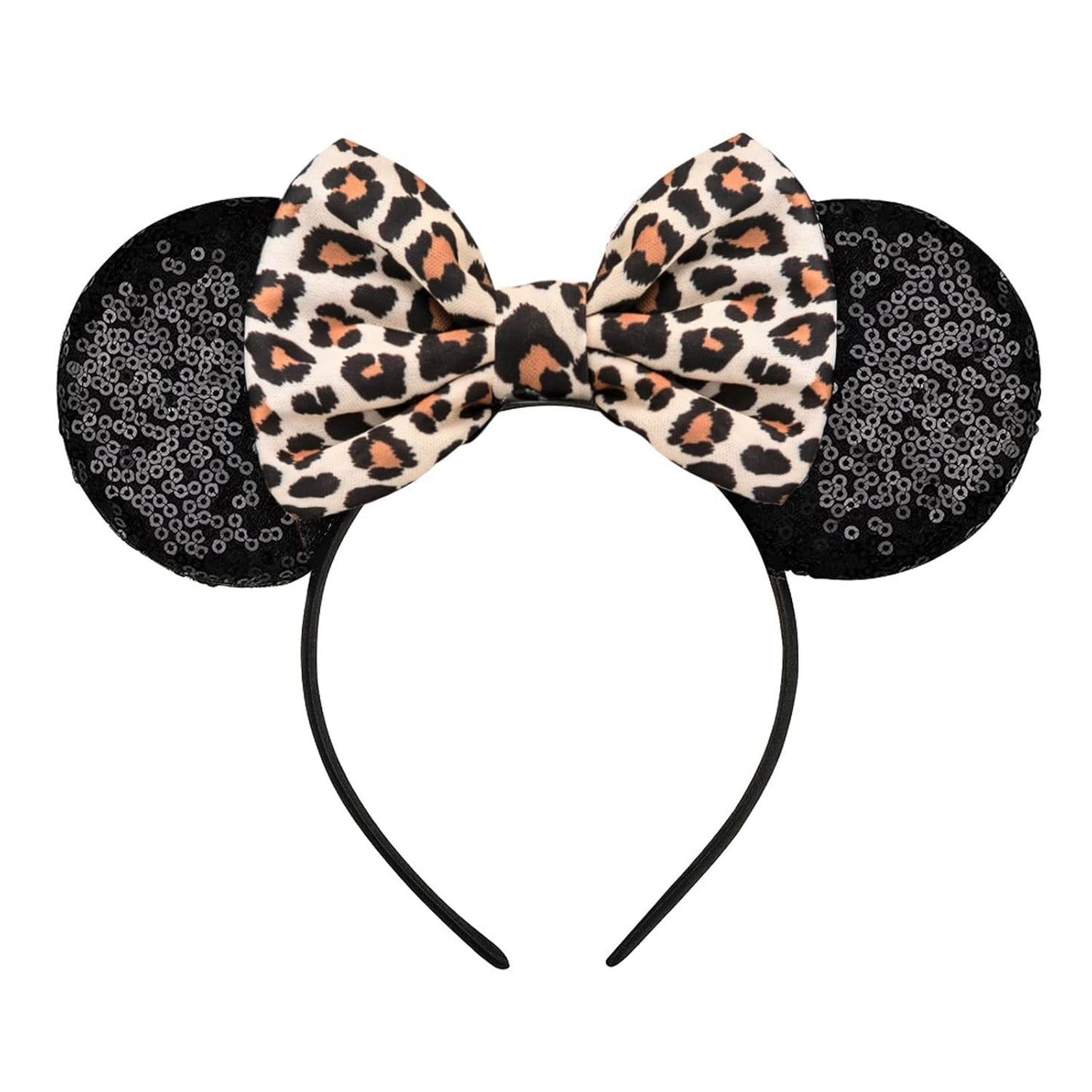 LYLIN Diadema de orejas de ratón, orejas de ratón rosas con lazos de castillo para mujeres y niñas, accesorios para el cabello, orejas de princesa, orejas de parque, viajes, fiesta, cosplay, accesorios de disfraces (castillo rosa)