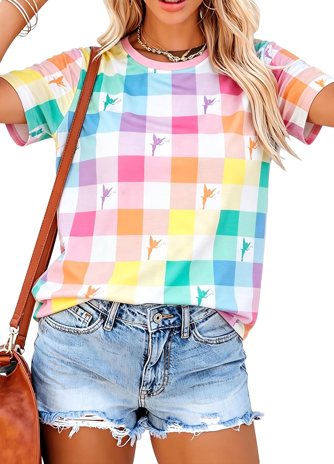 Camiseta mágica para mujer, diseño de Believe in Magic, camiseta de manga corta con estampado gráfico lindo